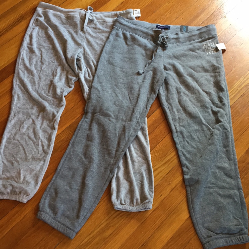 New with tags Aeropostale sweat pants TWO pairs